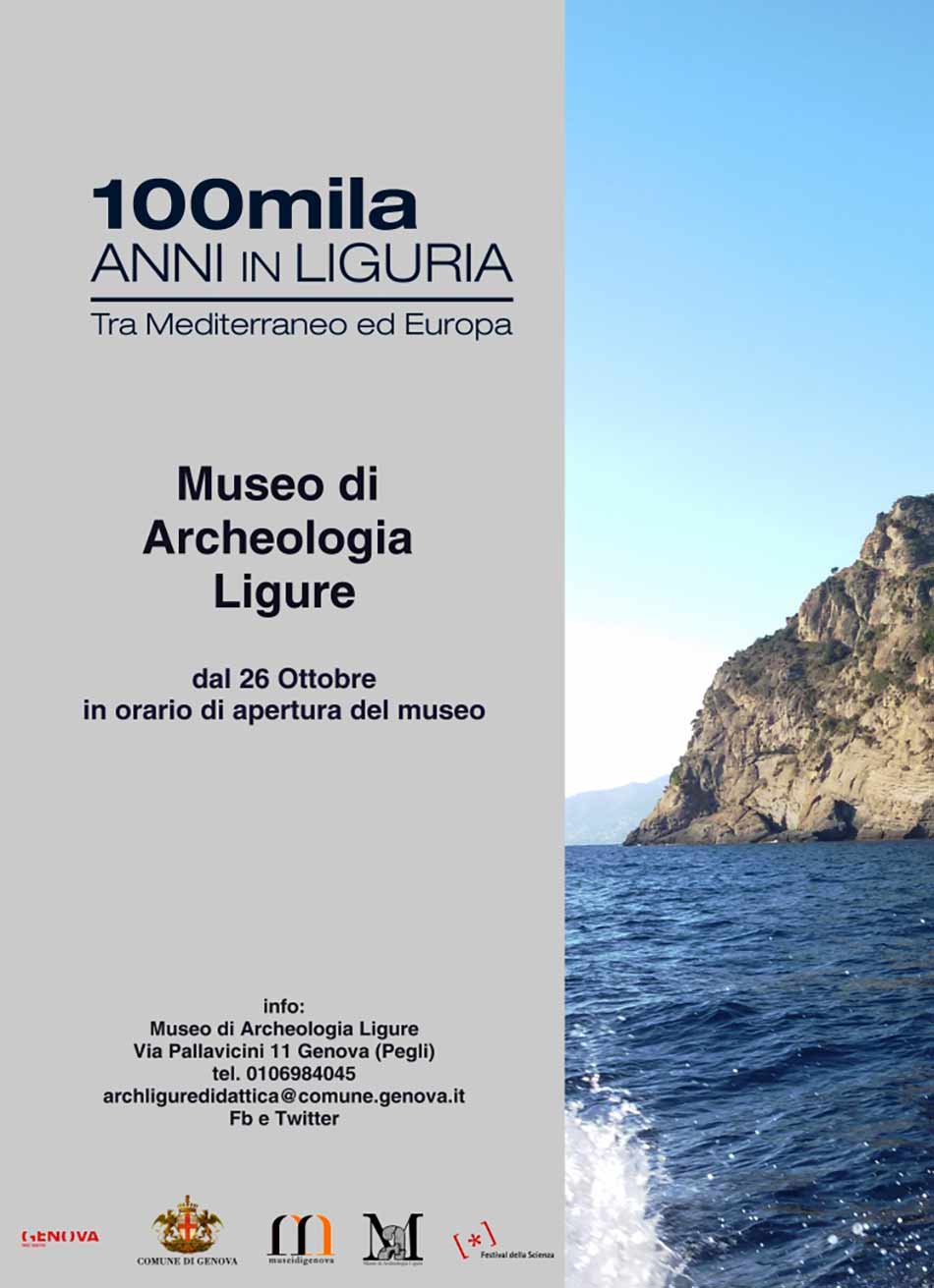 Mostra 100 mila anni in Liguria Genova